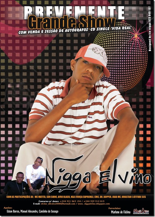 Panfleto da venda do Nigga Elvino