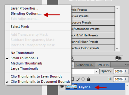 menu blending
