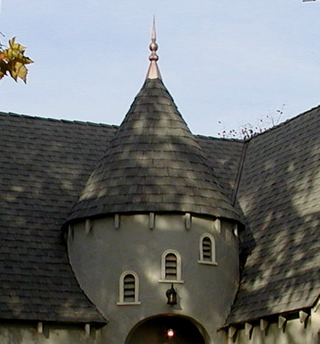 custom copper on Storybook house. Location:  Tower District, Fresno, CA. Custom built by The Metal Shoppe, The Copper
                                             Specialists!