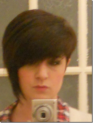 I went for a style similar to Frankie from The Saturdays and I really like 
