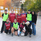 Equip Femení de Futbol a Barcelona. Novembre 2005