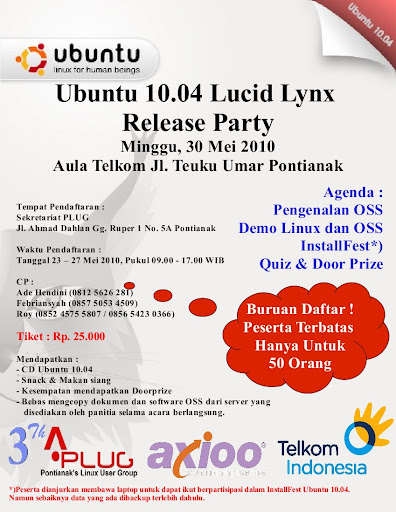 Lucid Lynx Release Party – 30 Mei 2010