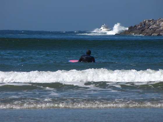 Surfing Newport Oregon Sunset Beach