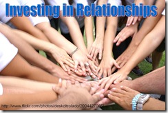 Relationships.An Investment