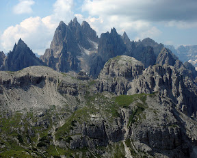 Vista desde la subida a las Tres Cimas de Lavaredo