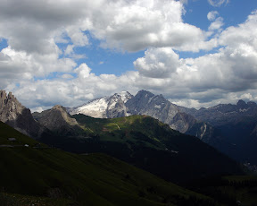 La Marmolada desde el Passo Sella