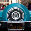 From what it looked like, a fully restored Ford Thunderbird parked in Soho (did some googling, this looks like it's from 1956). Yours for $35k!