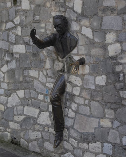 Passing through the wall,