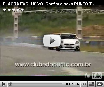 Vídeo-Punto T-jet andando forte em autódromo