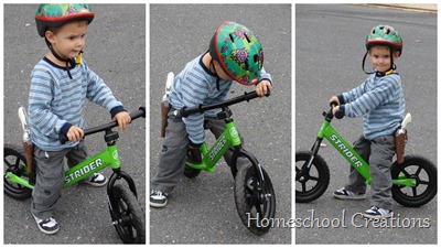 Strider Bike ride