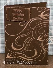 French Flair Happy Birthday Brother