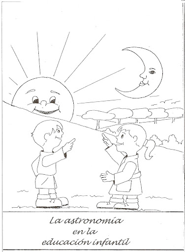 universo para colorear e imprimir