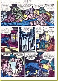 Comic book images of man haunted by guilt_Web of Evil 6_4