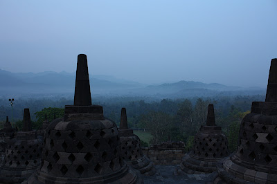  Yogyakarta   Tempel, Tempel, Tempel und ein unsichtbarer Vulkan