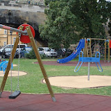 Playground at the foot of the Charles Bridge