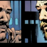 Tony Stark (Iron Man) visiting Thor in prison - from the series Ultimates 2