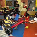 Mayhem at Kai's karate party for his 8th birthday