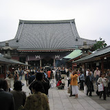 Asakusa's famous Senso-ji - a Buddhist temple