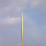 The Flame of Liberty statue in Odaiba