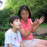 Kai doing his best to look like a dufus, at the Tokyo Institute for Nature Study