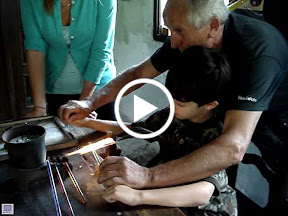 Video - Kai makes a glass bead