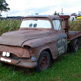 A pretty good Tow Mater at a farm near my brother's farm