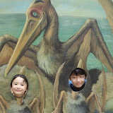 Eidan and Kai as baby dinosaurs