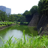 A moat inside the palace garden grounds A moat inside the palace garden grounds