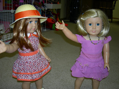Kat modeling her tea party dress!!!!!
