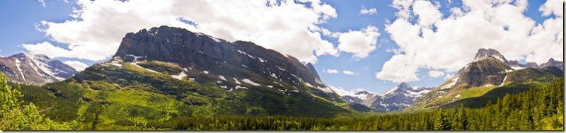 Panorama_Many Glacier