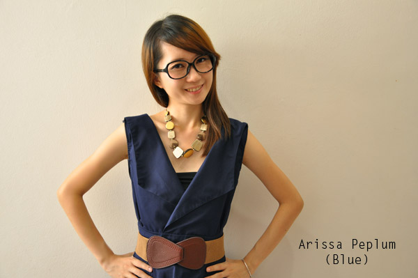 Blue Arissa Peplum Blue Arissa Peplum