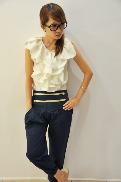 Navy Blue Miltary Pants V2