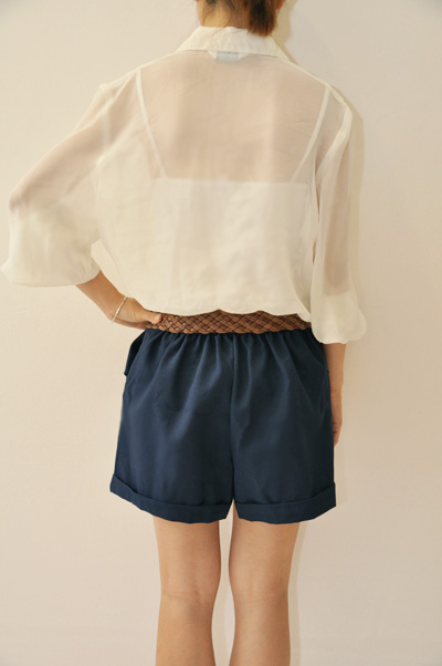 Navy Blue Chic Shorts