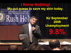 Holt Shrugs and Shakes Side To Side Justifiying Failed Stimulus Results