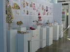 Crafts on display from 20 Years of Holiday Good Things.