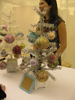 Lauren Murphy and her tree of ornaments!