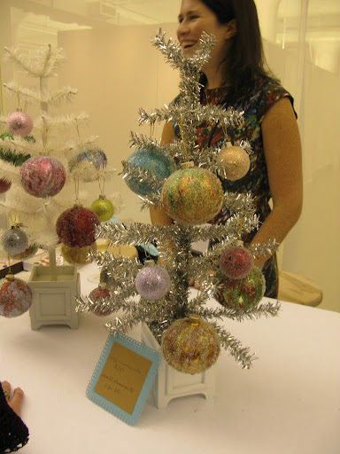 Lauren Murphy and her tree of ornaments!
