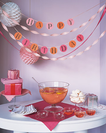 Alphabet party garland clip art