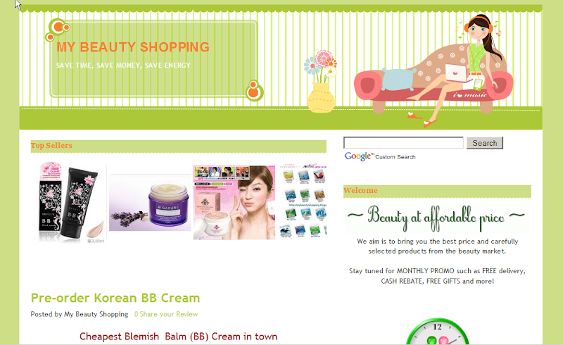 Logo for My Beauty Shopping