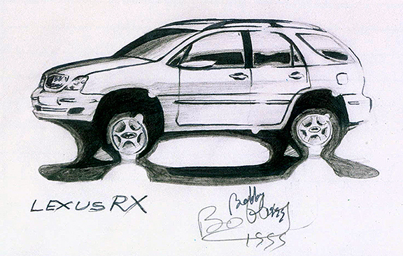 lexus drawing