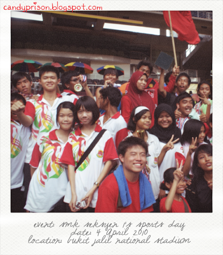 smk seksyen 1, bandar kinrara, sports day, winner, red, candyprison