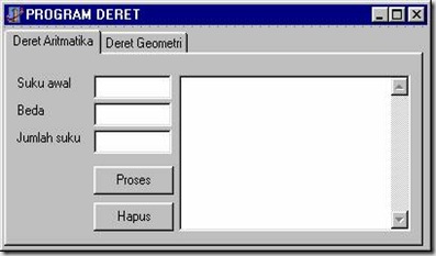 Program Deret Dengan Delphi-www.bringinfo.co.cc
