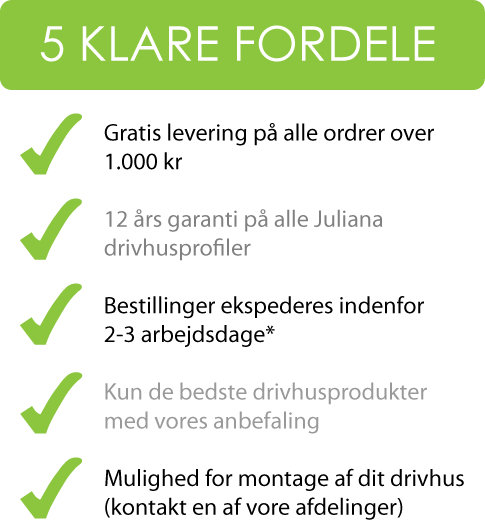 5 fordele ved at handle hos Drivhusexperten