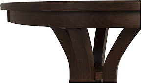 36 Diameter Montrose Dining Table in Mahogany Oak