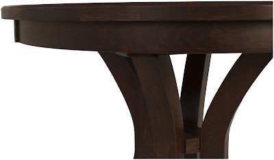 36 Diameter Montrose Dining Table in Mahogany Oak
