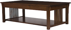 Mission Coffee Table, Winter Walnut