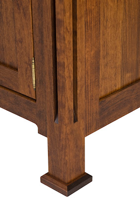 Sacramento Nightstand Shown in Blackened Oak