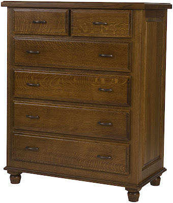 Lotus Dresser in Rustic Quarter Sawn Oak