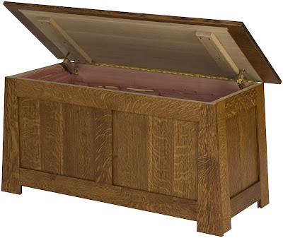 Teton Chest Shown in Rustic Quarter Sawn Oak