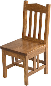 Kids Chair in Medium Oak